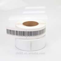 50MM eas rf alarm sticker anti theft sticker label self adhesive barcode soft label