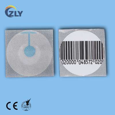 CZLY Factory RF 8.2Mhz anti-theft adhesive security sticker